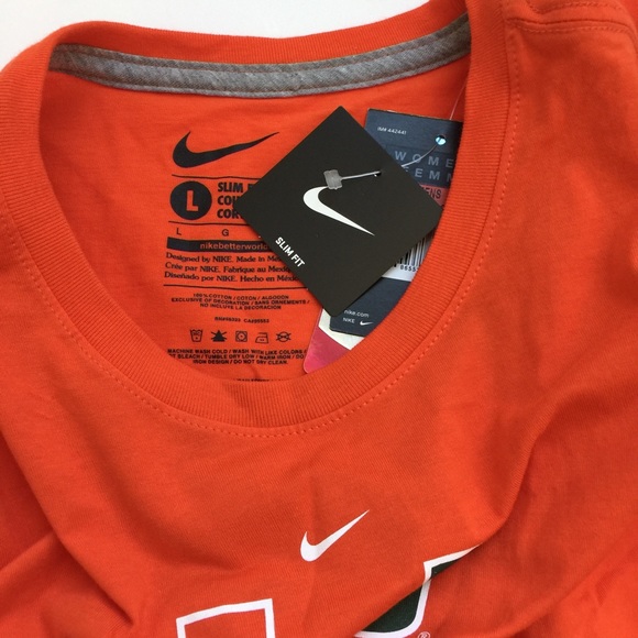 Nike Long Sleeve Tee (University of Miami / UM) - Picture 5 of 5